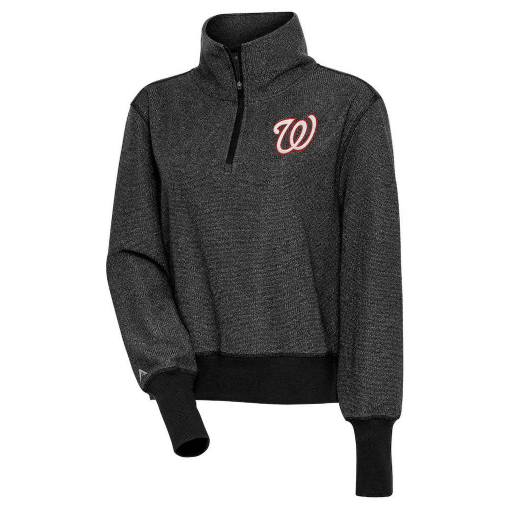 Washington Nationals Antigua Women's Upgrade Half-Zip Pullover Top - MLB