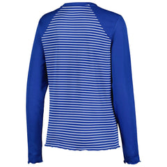 Buffalo Bills Antigua Women's Maverick Waffle Henley Long Sleeve T-Shirt Royal | NFL