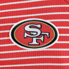 San Francisco 49ers Antigua Women's Maverick Waffle Henley Long Sleeve T-Shirt Scarlet | NFL