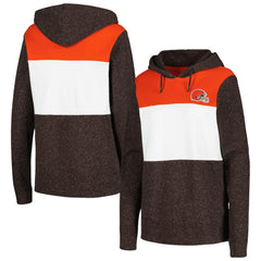 Cleveland Browns Antigua Women's Wicket Pullover Hoodie Brown | NFL