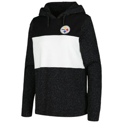 Pittsburgh Steelers Antigua Women's Wicket Pullover Hoodie Black | NFL