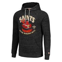 New Orleans Saints Homage Unisex NFL x Guy Fieri’s Flavortown Tri-Blend Pullover Hoodie Charcoal | NFL