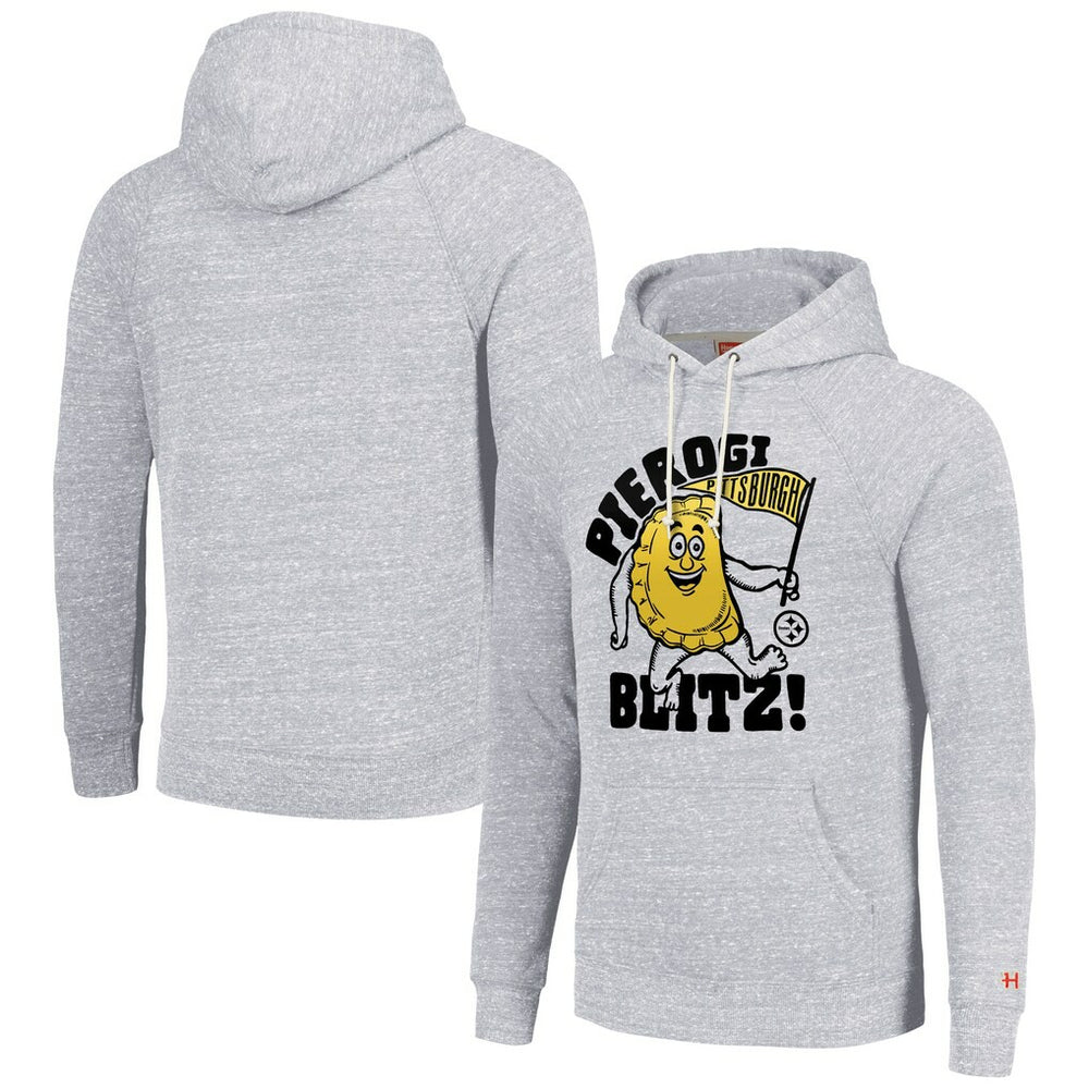 Pittsburgh Steelers Homage Unisex NFL x Guy Fieri’s Flavortown Tri-Blend Pullover Hoodie Ash | NFL