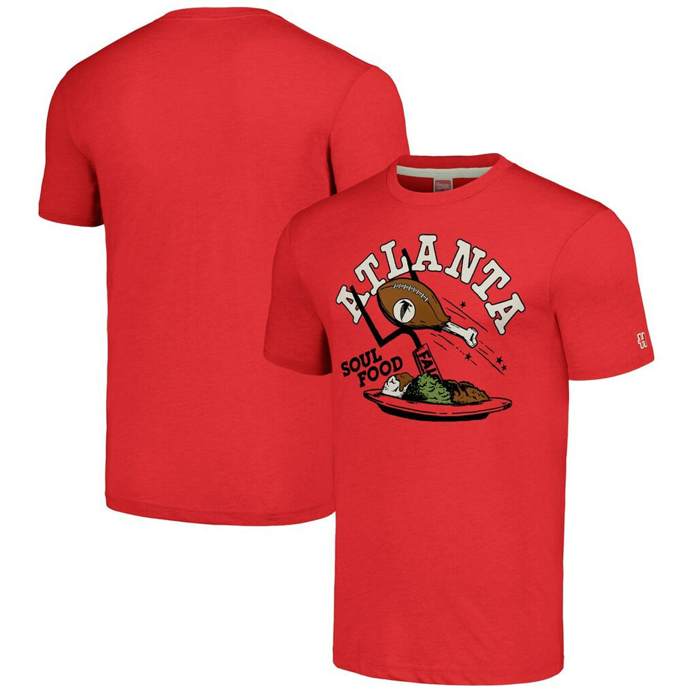 Atlanta Falcons Homage Unisex NFL x Guy Fieri’s Flavortown Tri-Blend T-Shirt Red | NFL