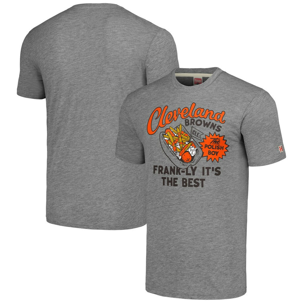 Cleveland Browns Homage Unisex NFL x Guy Fieri’s Flavortown Tri-Blend T-Shirt Gray | NFL