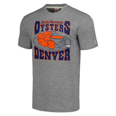 Denver Broncos Homage Unisex NFL x Guy Fieri’s Flavortown Tri-Blend T-Shirt Gray | NFL