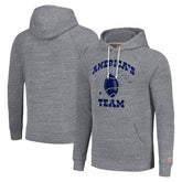 Dallas Cowboys Homage Unisex Hyperlocal Raglan Pullover Hoodie Gray | NFL