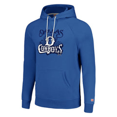Dallas Cowboys Homage Unisex Hyperlocal Raglan Pullover Hoodie Royal | NFL