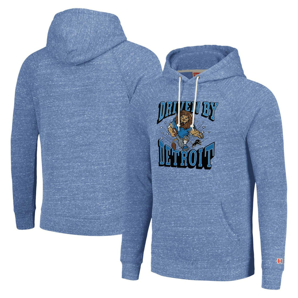 Detroit Lions Homage Unisex Hyperlocal Raglan Pullover Hoodie Blue | NFL