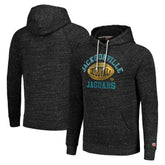 Jacksonville Jaguars Homage Unisex Hyperlocal Raglan Pullover Hoodie Heather Charcoal | NFL