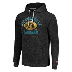 Jacksonville Jaguars Homage Unisex Hyperlocal Raglan Pullover Hoodie Heather Charcoal | NFL