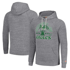Philadelphia Eagles Homage Unisex Hyperlocal Raglan Pullover Hoodie Gray | NFL