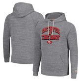 San Francisco 49ers Homage Unisex Hyperlocal Raglan Pullover Hoodie Gray | NFL