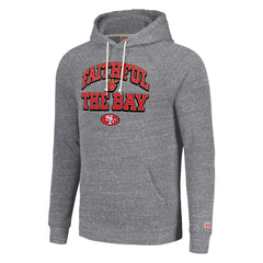 San Francisco 49ers Homage Unisex Hyperlocal Raglan Pullover Hoodie Gray | NFL