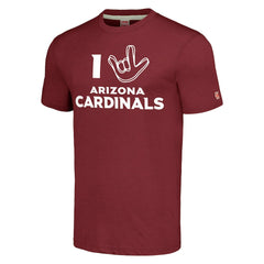 Arizona Cardinals Homage Unisex The NFL ASL Collection by Love Sign Tri-Blend T-Shirt Cardinal | NFL