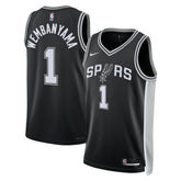 Victor Wembanyama San Antonio Spurs Unisex 2023 NBA Draft First Round Pick Swingman Jersey Icon Edition Black - NBA