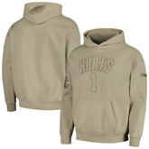Jalen Hurts Philadelphia Eagles Pro Standard Player Name & Number Pullover Hoodie Tan | NFL