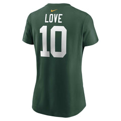 Jordan Love Green Bay Packers Women's Player Name & Number T-Shirt Green | Nike for Sale