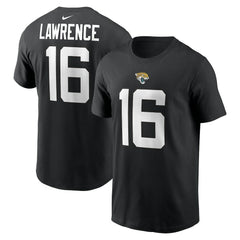 Trevor Lawrence Jacksonville Jaguars Player Name & Number T-Shirt Black | Nike for Sale