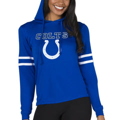 Indianapolis Colts Concepts Sport Women's Marathon Lightweight Lounge Pullover Hoodie Royal | NFL