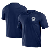 Dallas Cowboys NFL x Darius Rucker Collection Washed Raglan Henley T-Shirt Navy | Fanatics