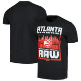 Sportiqe Monday Night RAW x Atlanta Hawks Tri-Blend T-Shirt Black - NBA