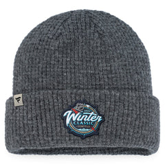 Vegas Golden Knights Fanatics 2024 NHL Winter Classic Fisherman Cuffed Knit Hat - Charcoal - NHL