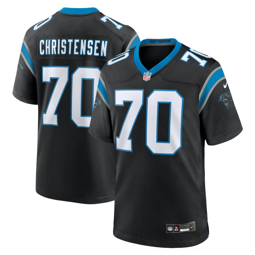 Brady Christensen Carolina Panthers Team Game Jersey Black | Nike for Sale