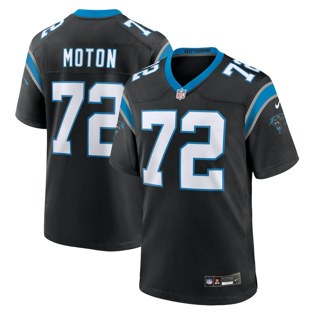 Taylor Moton Carolina Panthers Team Game Jersey Black | Nike for Sale