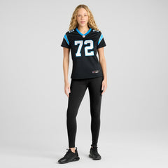 Taylor Moton Carolina Panthers Women's Team Game Jersey Black | Nike for Sale