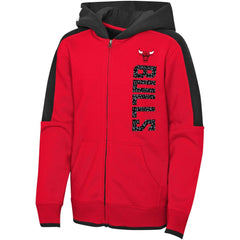 Chicago Bulls Preschool Post-Up Full-Zip Hoodie Red - NBA