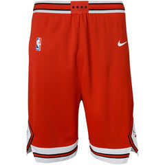 Chicago Bulls Youth Icon Edition Mesh Performance Swingman Shorts Red - NBA