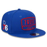 Philadelphia 76ers Rally Drive Finish Line Patch 9FIFTY Snapback Hat Royal - NBA