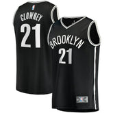 Noah Clowney Brooklyn Nets Fast Break Replica Jersey Icon Edition Black - NBA
