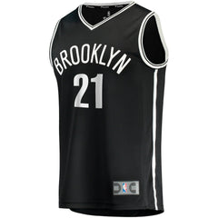 Noah Clowney Brooklyn Nets Fast Break Replica Jersey Icon Edition Black - NBA