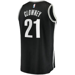 Noah Clowney Brooklyn Nets Youth Fast Break Replica Jersey Icon Edition Black - NBA
