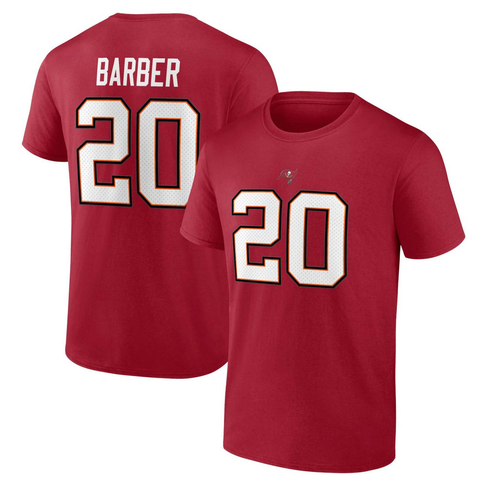 Ronde Barber Tampa Bay Buccaneers Retired Player Icon Name & Number T-Shirt Red | Fanatics