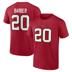 Ronde Barber Tampa Bay Buccaneers Retired Player Icon Name & Number T-Shirt Red | Fanatics