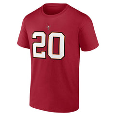Ronde Barber Tampa Bay Buccaneers Retired Player Icon Name & Number T-Shirt Red | Fanatics