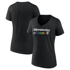 Minnesota Twins Women's City Pride V-Neck T-Shirt - MLB