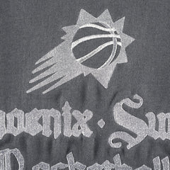 Phoenix Suns The Wild Collective Women's Embroidered Fleece Raglan Short Sleeve Pullover Sweatshirt Gray - NBA