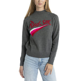 Boston Red Sox Lusso Women's Serena Raglan Pullover Sweater - MLB