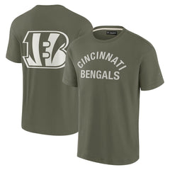 Cincinnati Bengals Unisex Elements Super Soft Short Sleeve T-Shirt Olive | Fanatics