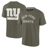 New York Giants Unisex Elements Super Soft Short Sleeve T-Shirt Olive | Fanatics