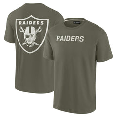 Las Vegas Raiders Unisex Elements Super Soft Short Sleeve T-Shirt Olive | Fanatics