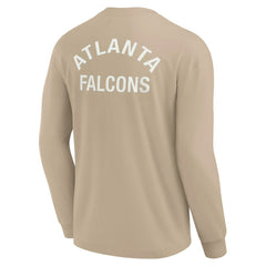 Atlanta Falcons Unisex Elements Super Soft Long Sleeve T-Shirt Khaki | Fanatics