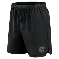 Pittsburgh Steelers Front Office Micro Tonal Shorts Black | Fanatics