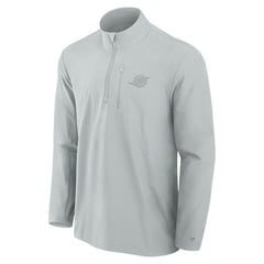 Miami Dolphins Front Office Micro Tonal Quarter-Zip Pullover Gray | Fanatics