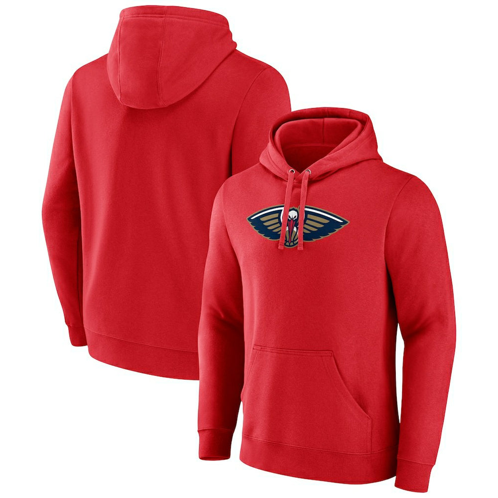 New Orleans Pelicans Primary Logo Pullover Hoodie Red - NBA