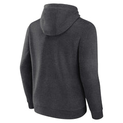 Brooklyn Nets Primary Logo Pullover Hoodie Heather Charcoal - NBA